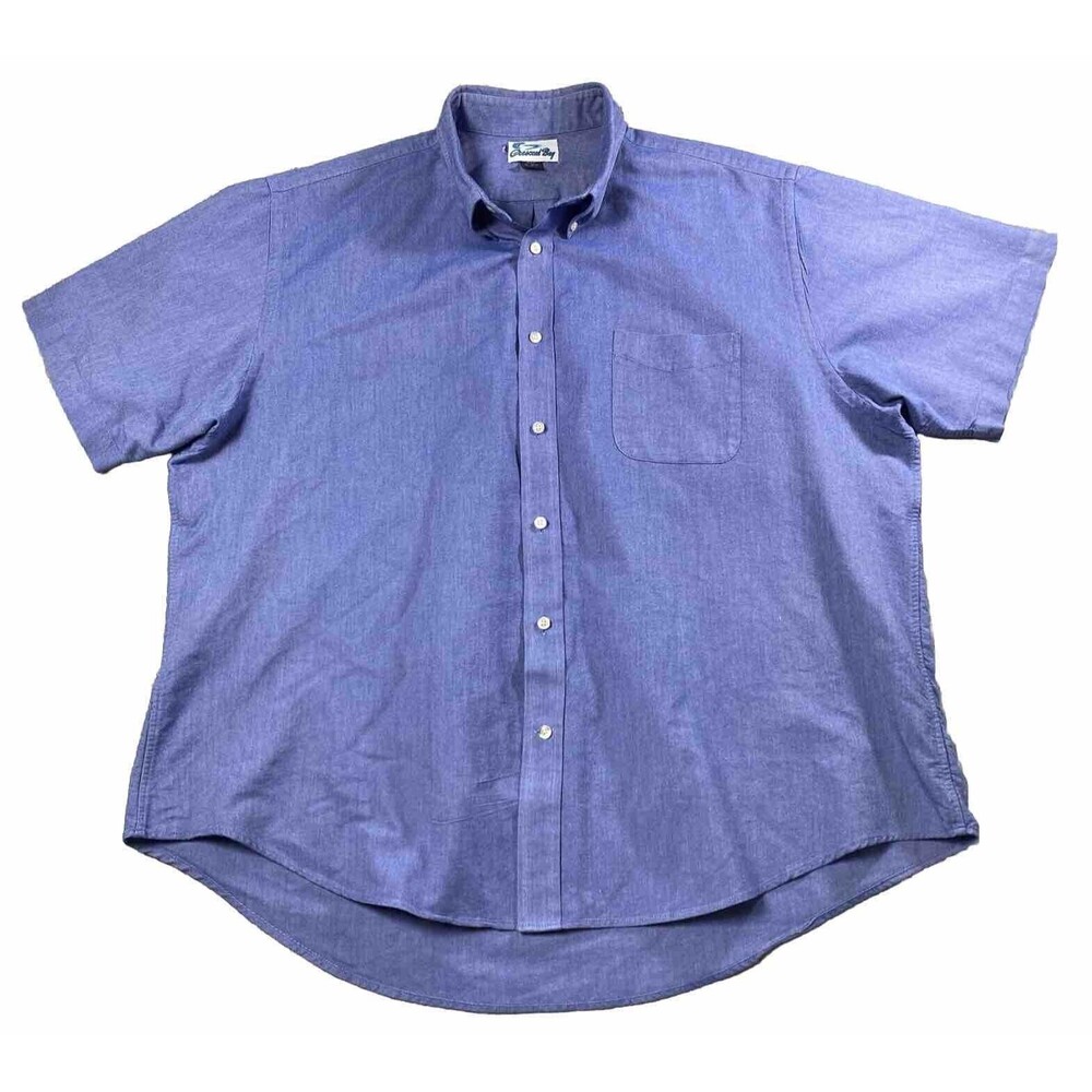 Crescent Bay Mens Shirt Blue Size XXL (18/18.5)